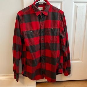 J crew flannel size small